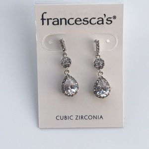 Cubic Zirconia dangled earrings from Francesca’s